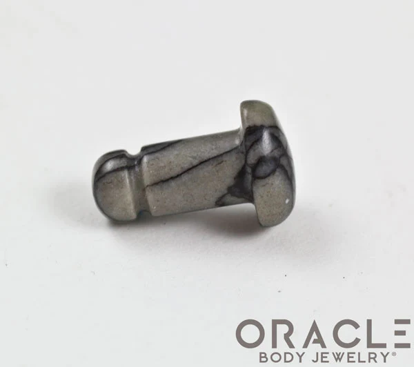 Picasso Jasper Single Flare Teardrop Plugs - Image 3