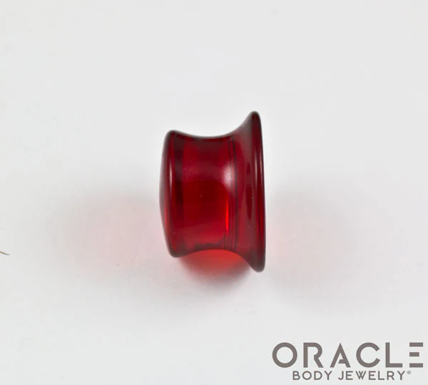 Red Quartz Mayan Style Flare Plugs - Image 3