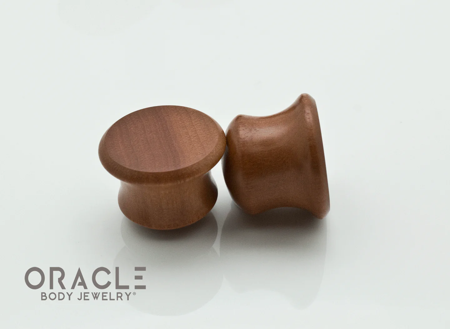 Saba Wood Mayan Style Flare Plugs - Image 3