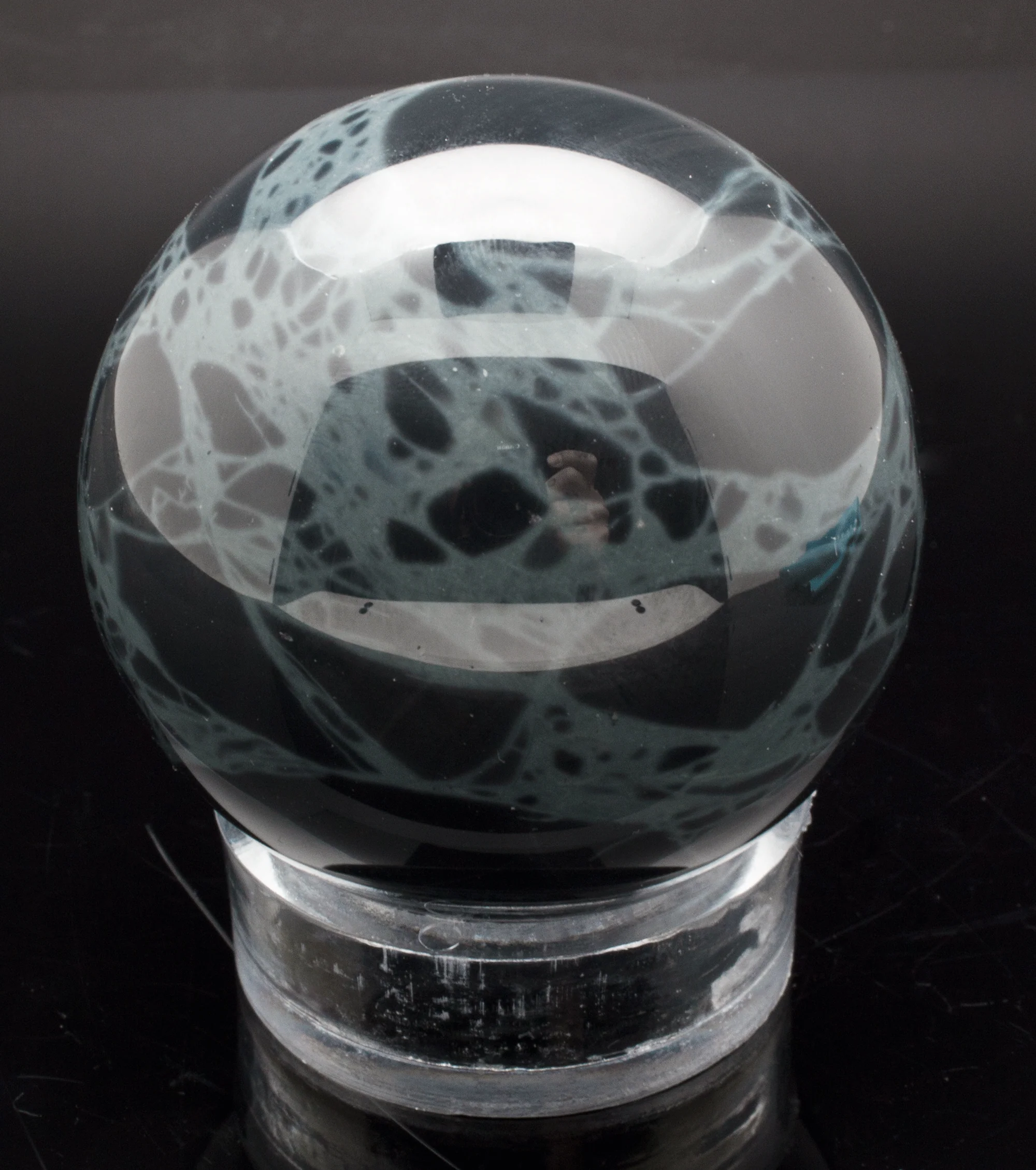Spiderweb Obsidian 60mm Sphere - Image 2