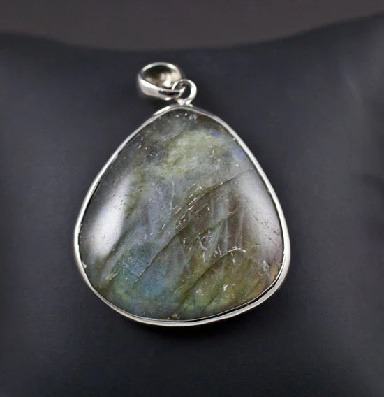 Steel Labradorite Pendant - Image 2