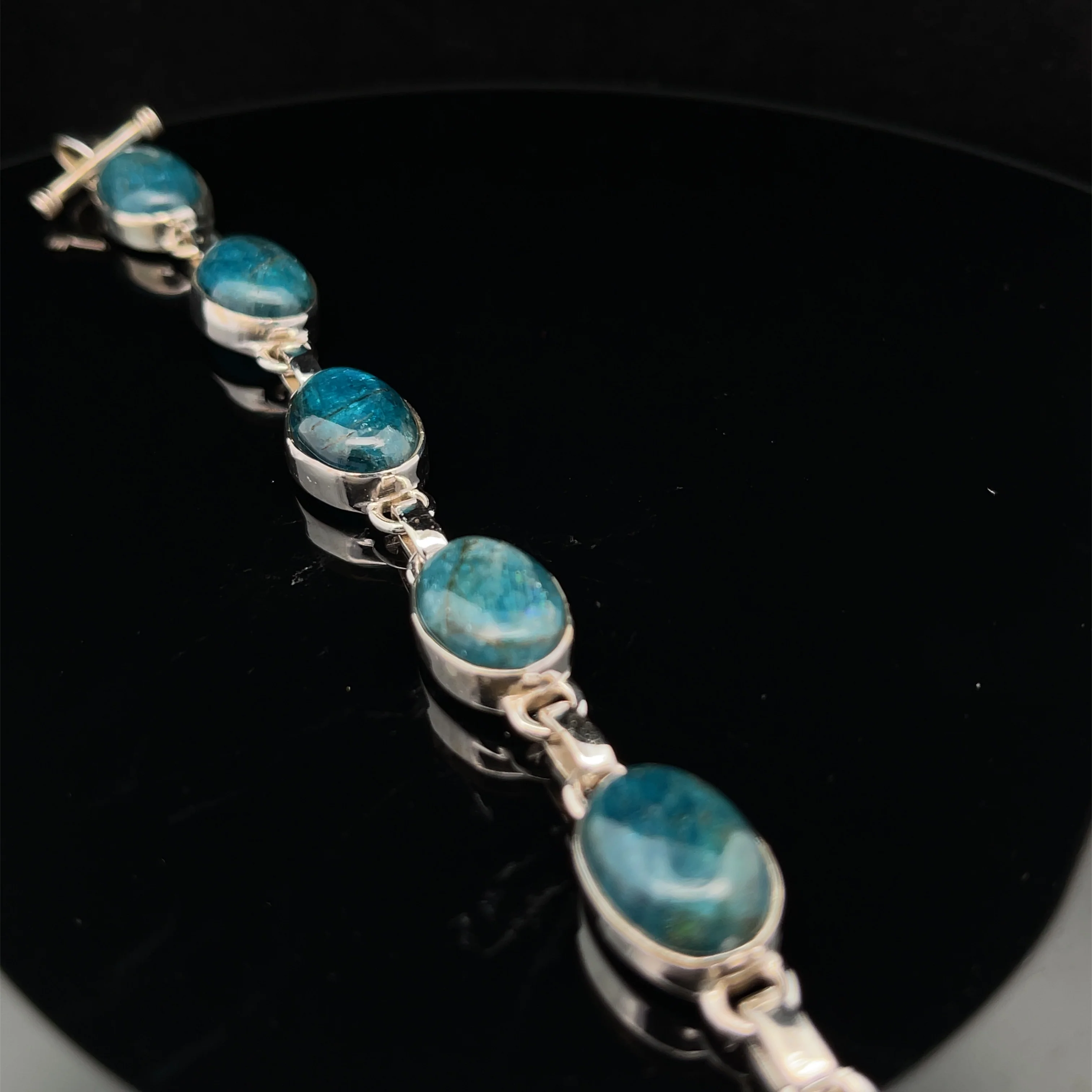 Sterling Silver Apatite Bracelet - Image 4