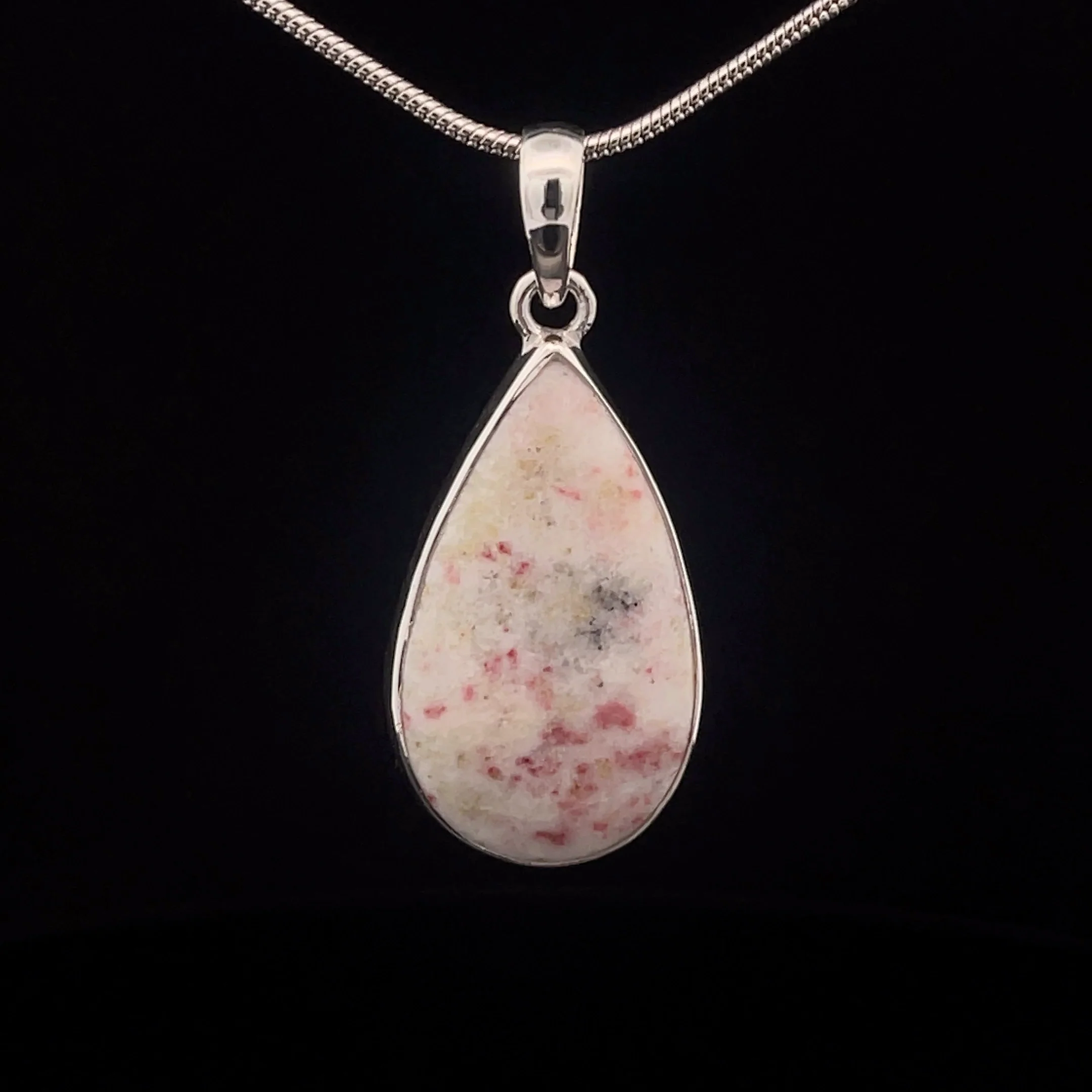 Sterling Silver Cinnabar Pendant