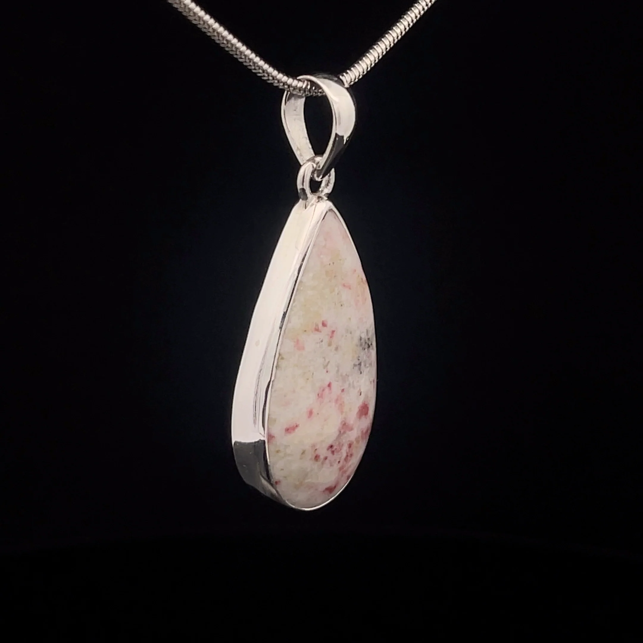 Sterling Silver Cinnabar Pendant - Image 2