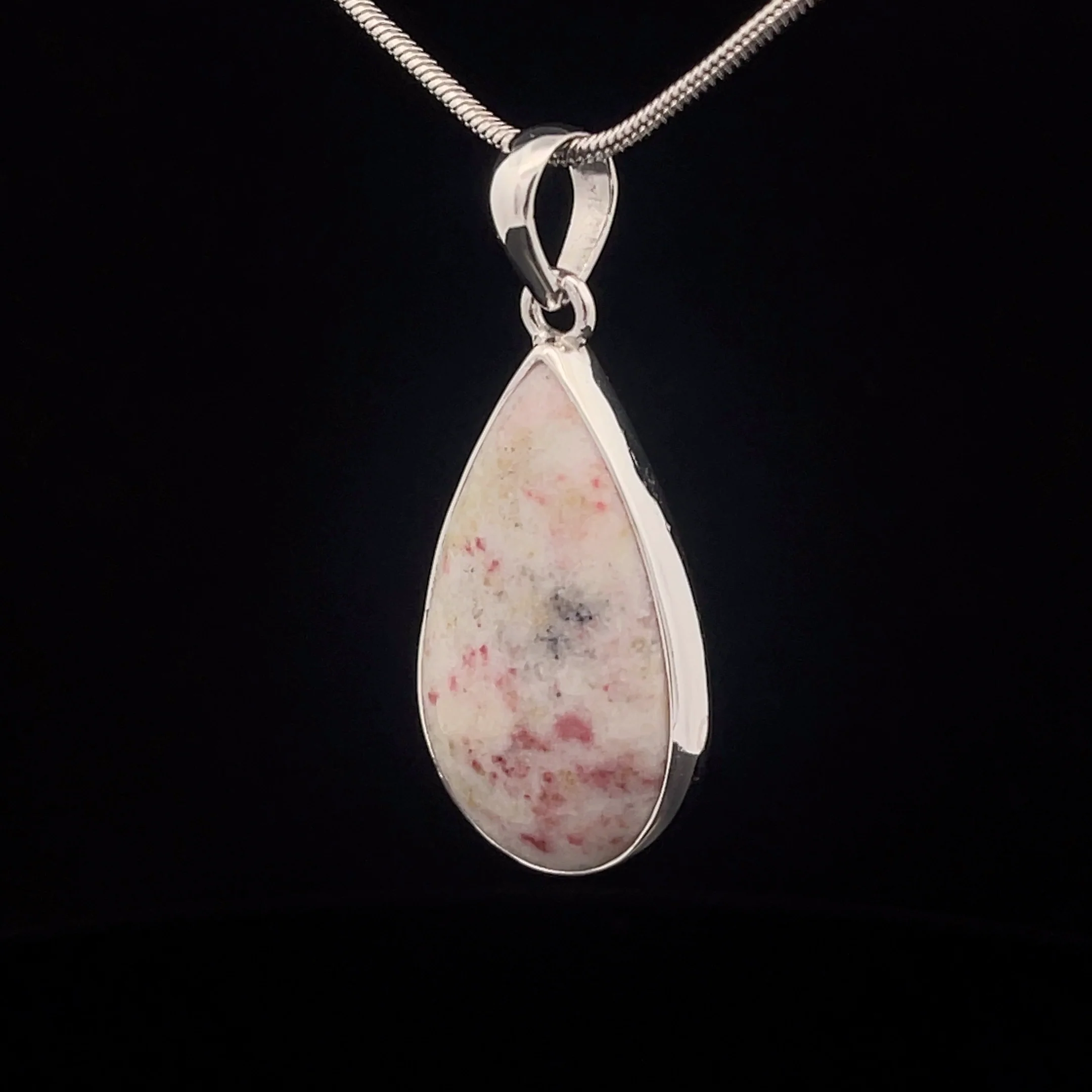 Sterling Silver Cinnabar Pendant - Image 3