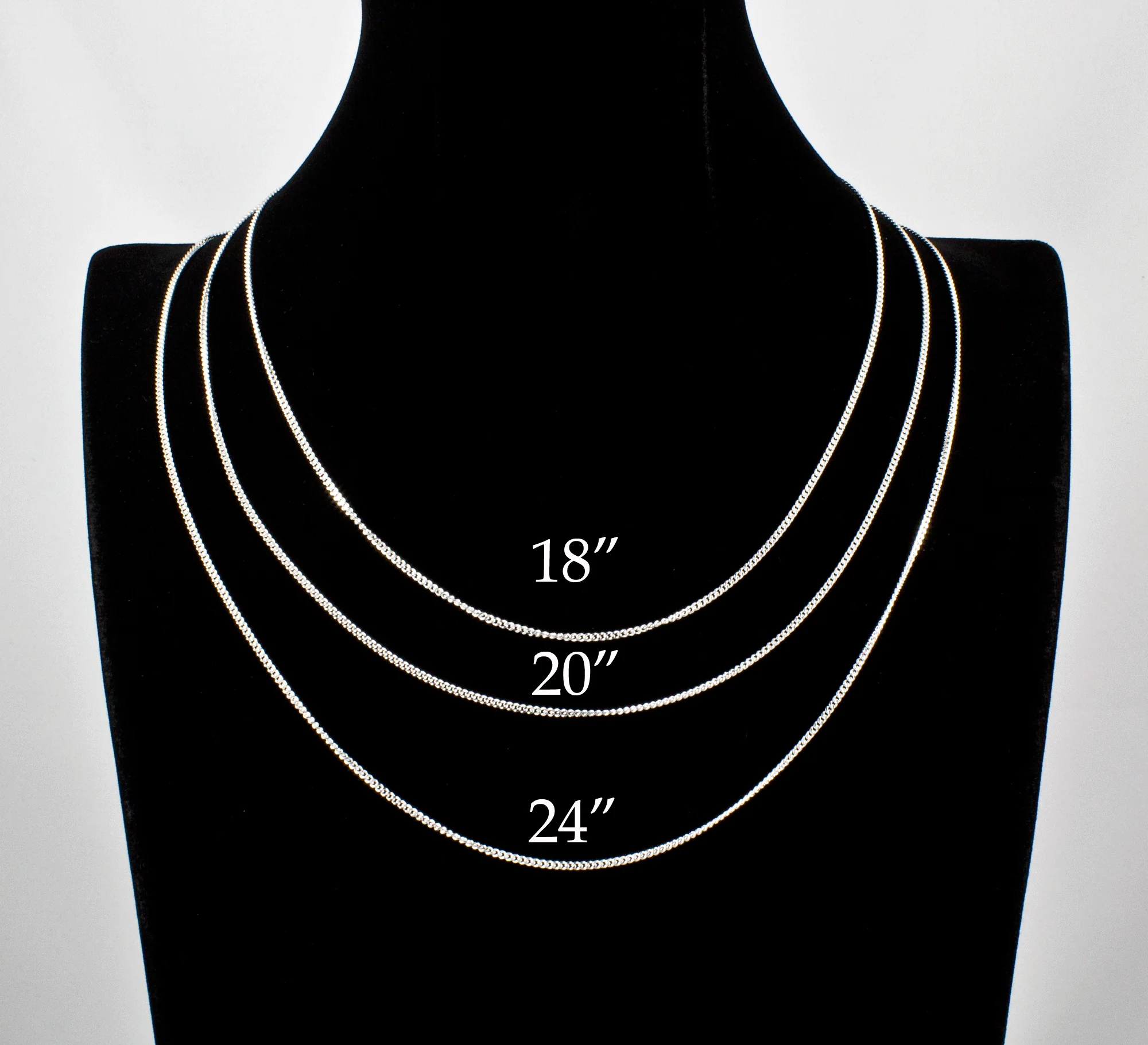 Sterling Silver Curb Chain 1.5mm