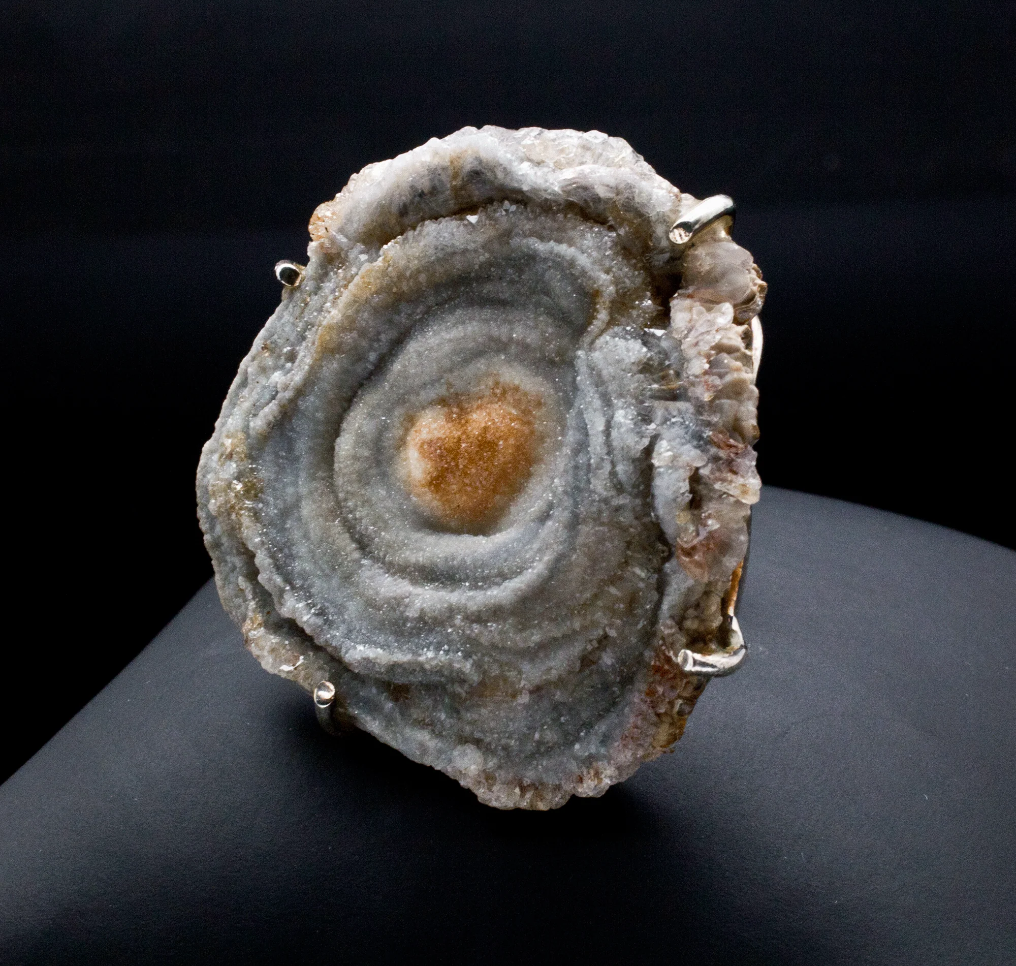 Sterling Silver Desert Druzy Adjustable Ring - Image 2