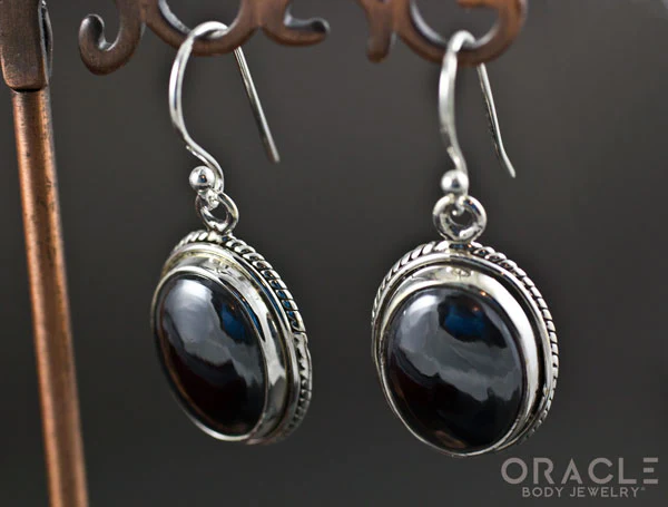Sterling Silver Hematite Earrings - Image 2