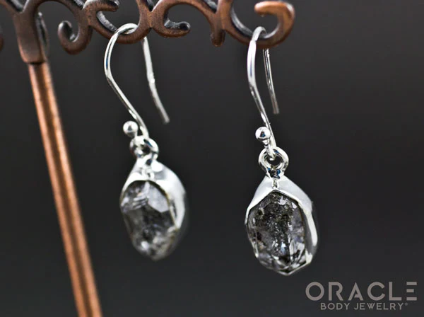 Sterling Silver Herkimer Diamond Earrings - Image 2