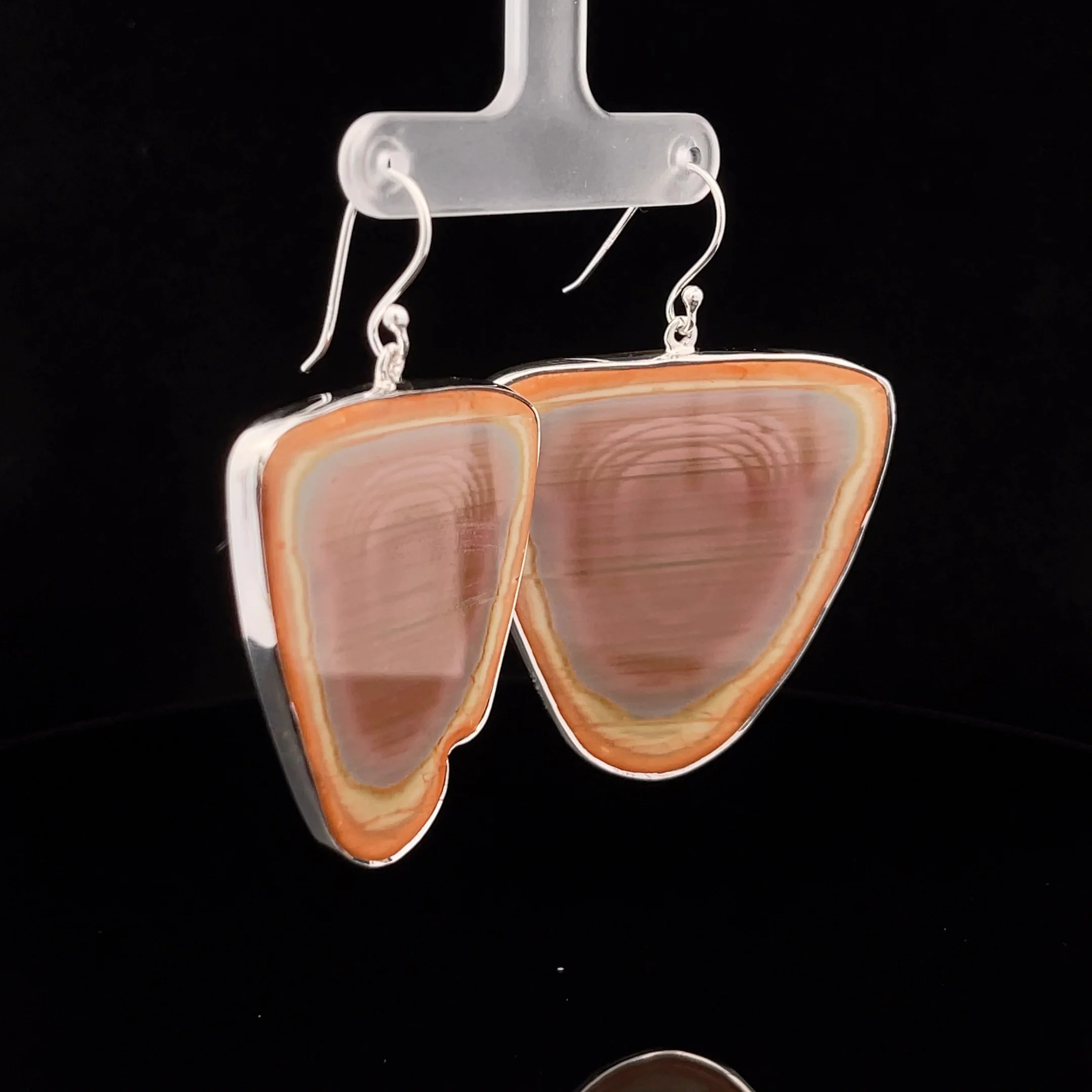 Sterling Silver Imperial Jasper Earrings - Image 2