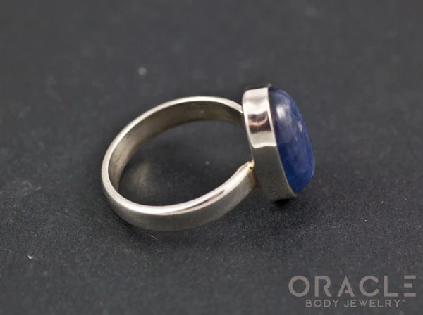 Sterling Silver Kyanite Ring Size 6 - Image 3