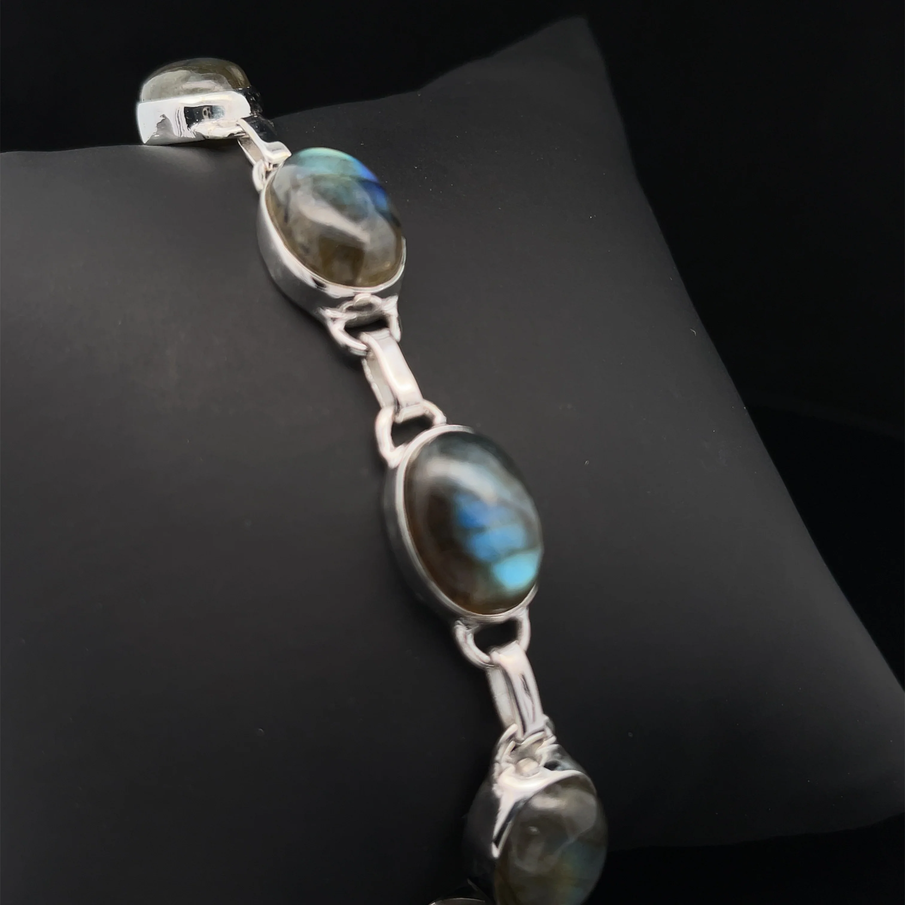 Sterling Silver Labradorite Bracelet - Image 3