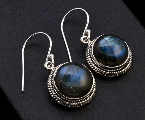 Sterling Silver Labradorite Earrings