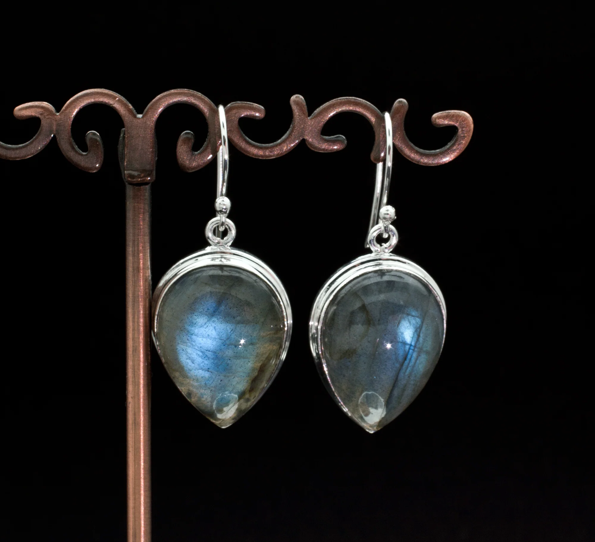 Sterling Silver Labradorite Earrings