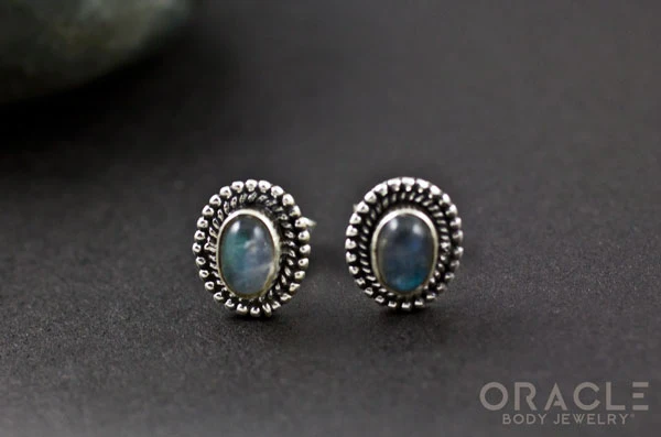 Sterling Silver Labradorite Earrings