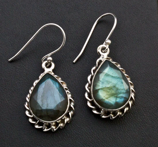 Sterling Silver Labradorite Earrings