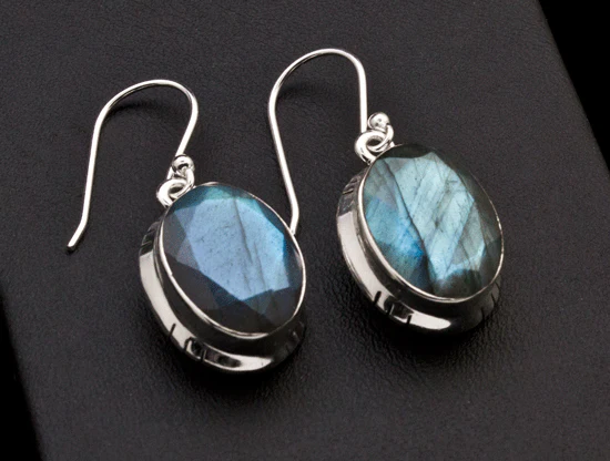 Sterling Silver Labradorite Earrings