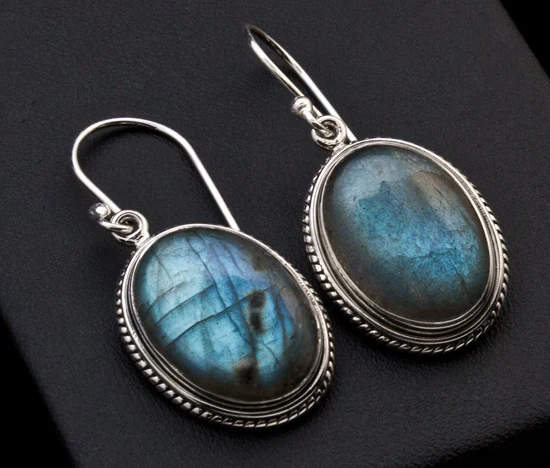 Sterling Silver Labradorite Earrings