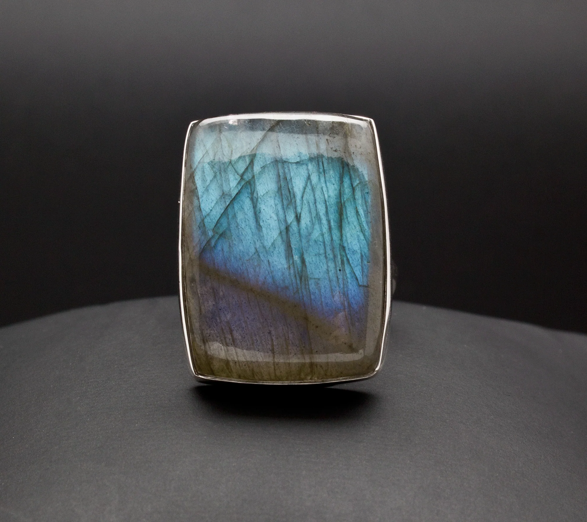 Sterling Silver Labradorite Ring Size 7
