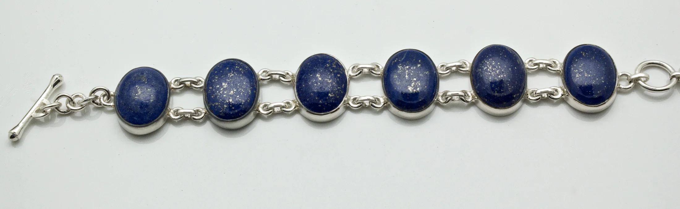 Sterling Silver Lapis Bracelet - Image 2