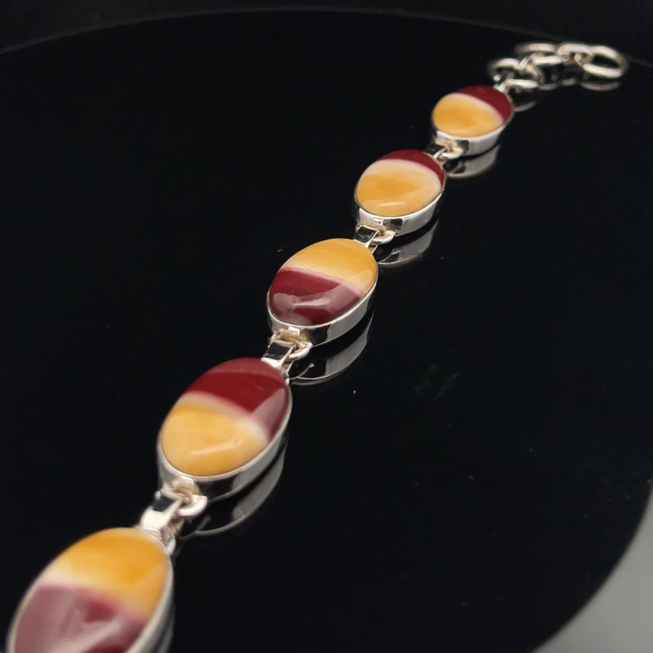 Sterling Silver Mookaite Bracelet - Image 2