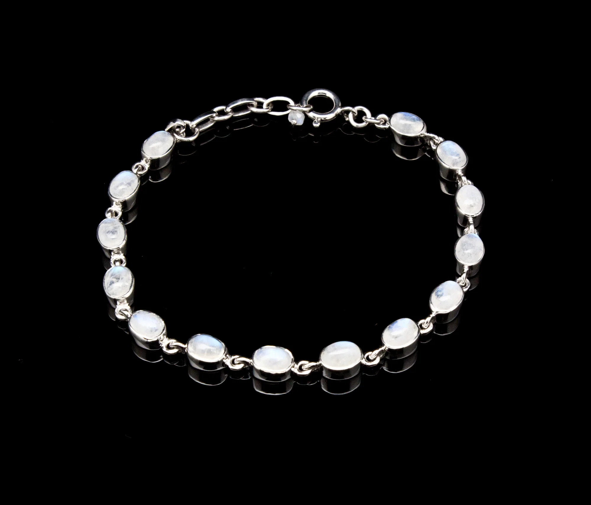 Sterling Silver Moonstone Bracelet - Image 2
