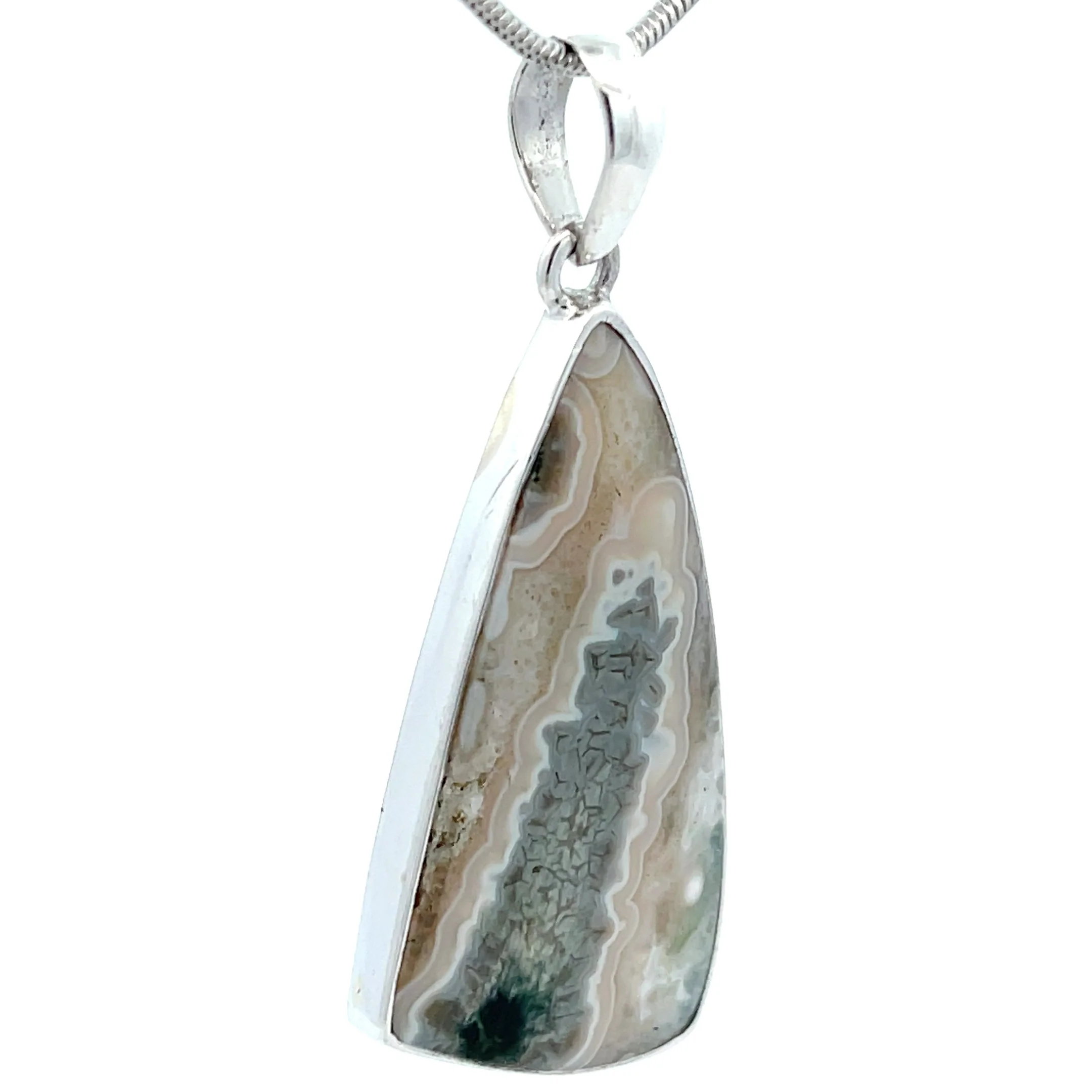 Sterling Silver Ocean Jasper Pendant - Image 2