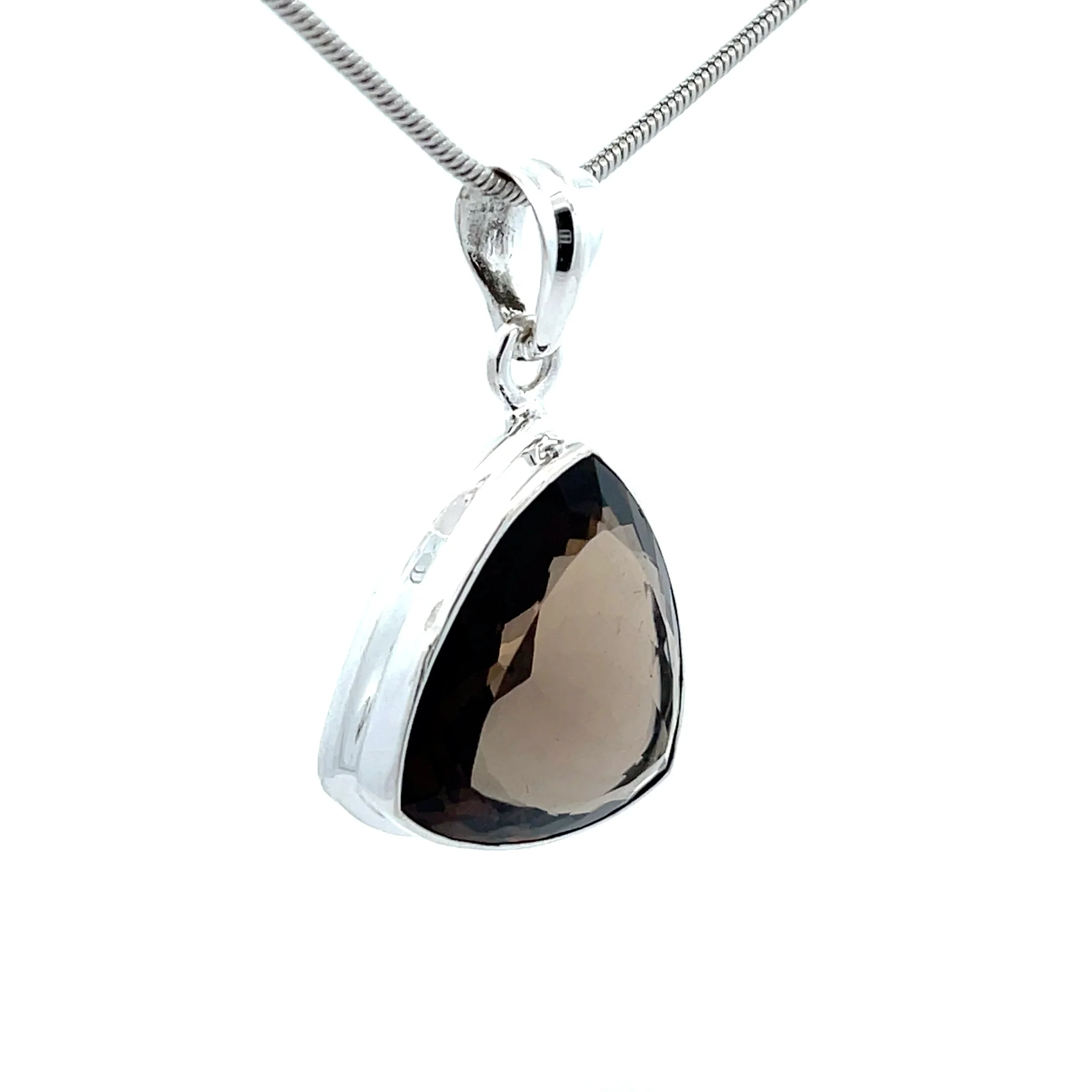 Sterling Silver Smoky Quartz Pendant - Image 2