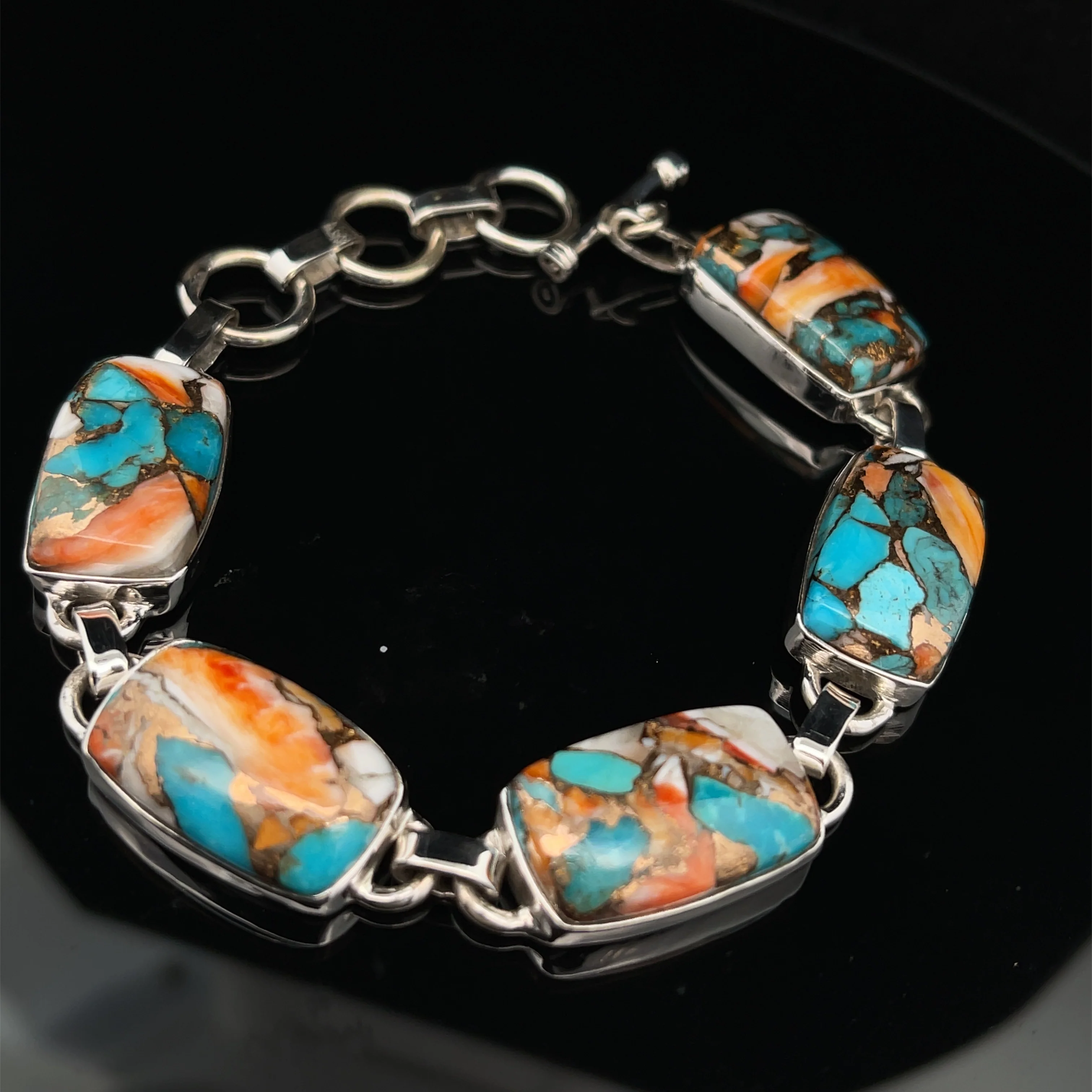Sterling Silver Spiny Oyster Bracelet - Image 4