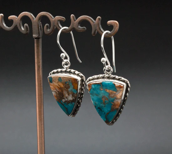 Sterling Silver Spiny Oyster Earrings - Image 2