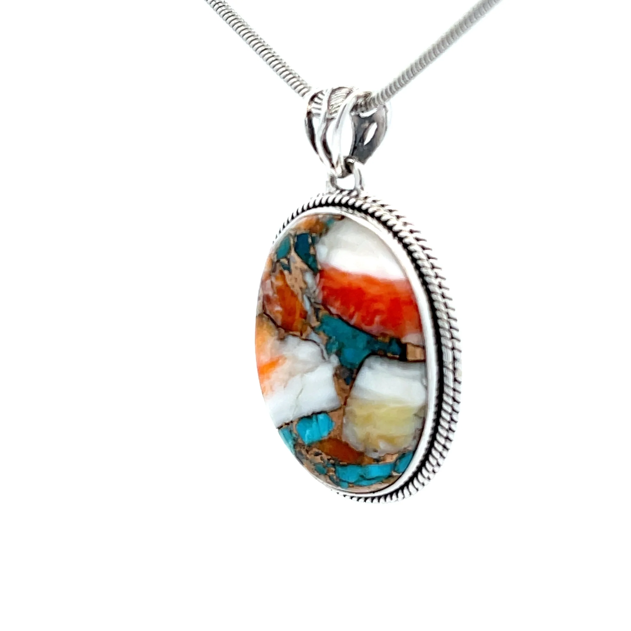 Sterling Silver Spiny Oyster Pendant - Image 3