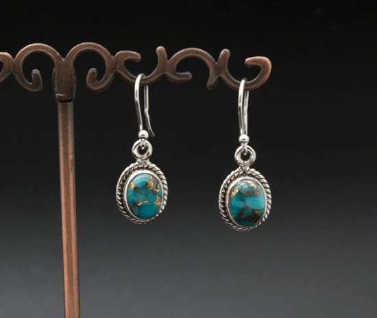 Sterling Silver Turquoise Earrings