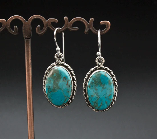 Sterling Silver Turquoise Earrings