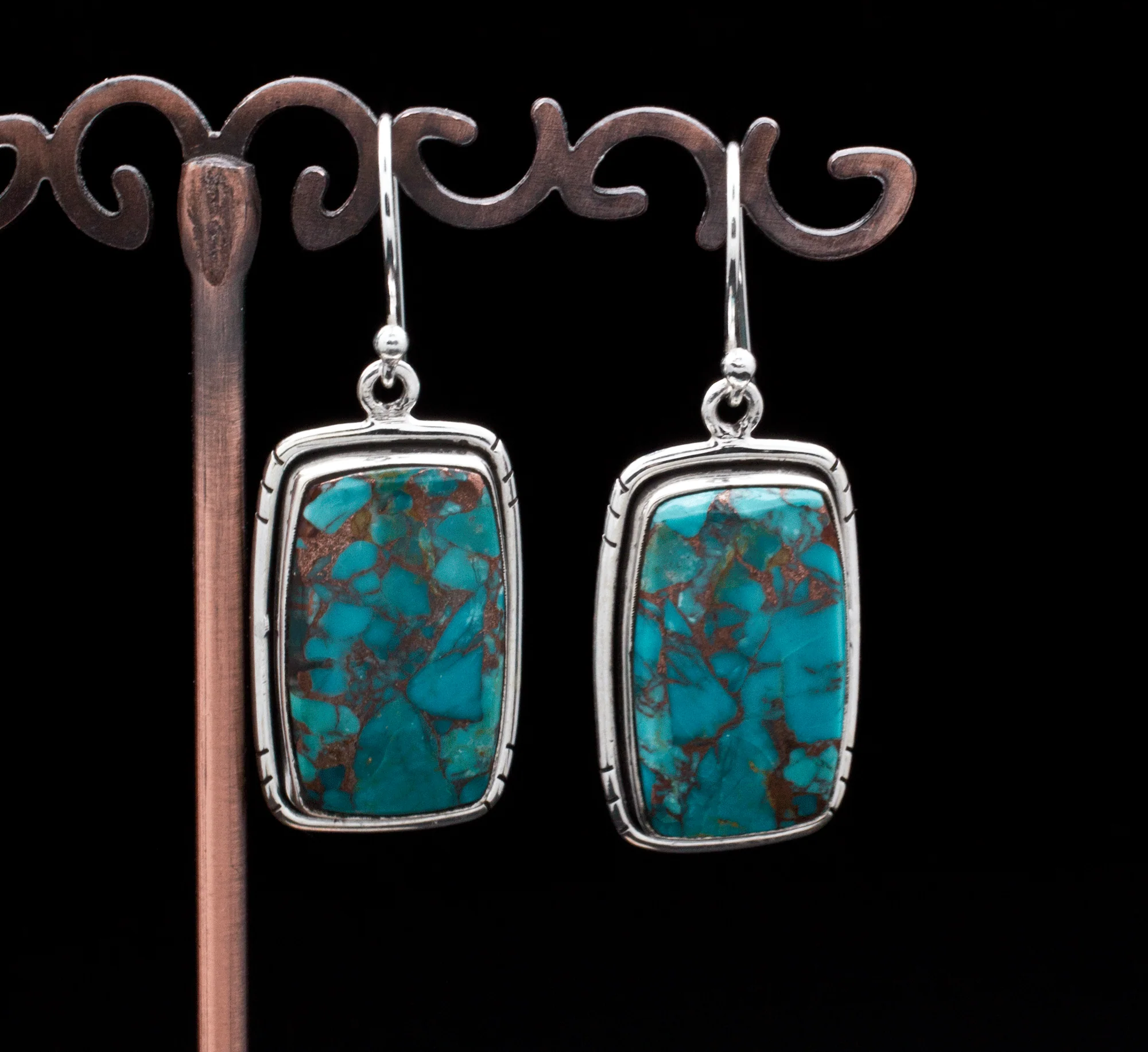 Sterling Silver Turquoise Earrings