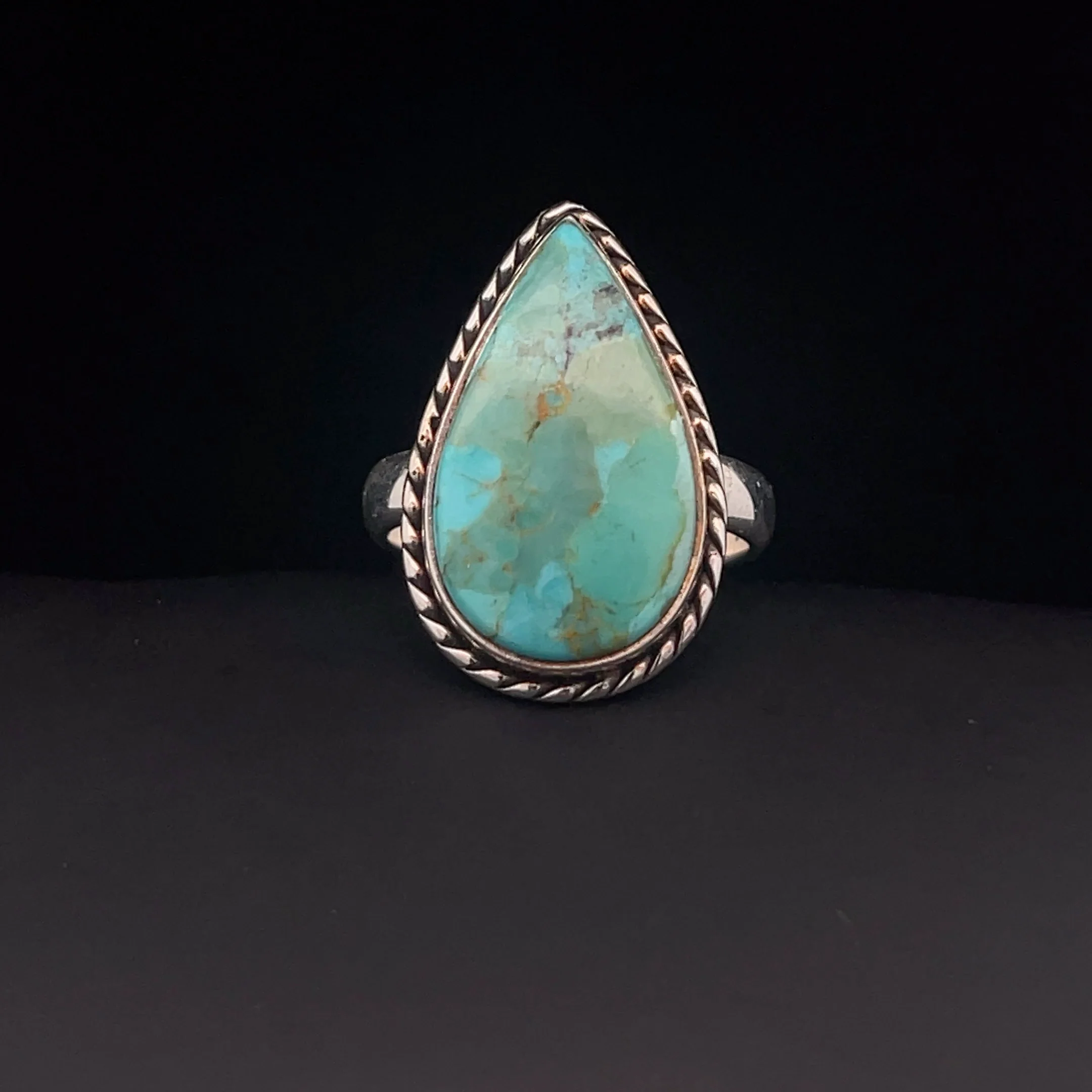 Sterling Silver Turquoise Ring Size 7