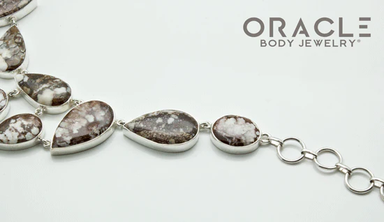 Sterling Silver Wildhorse Brecciated Jasper Necklace - Image 5