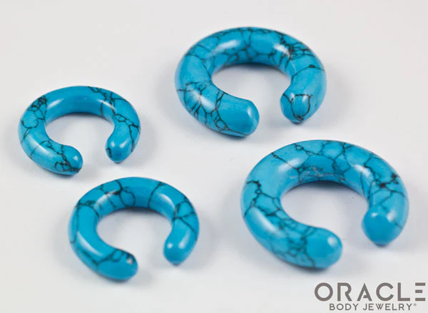 Synthetic Turquoise Stone Rings - Image 2