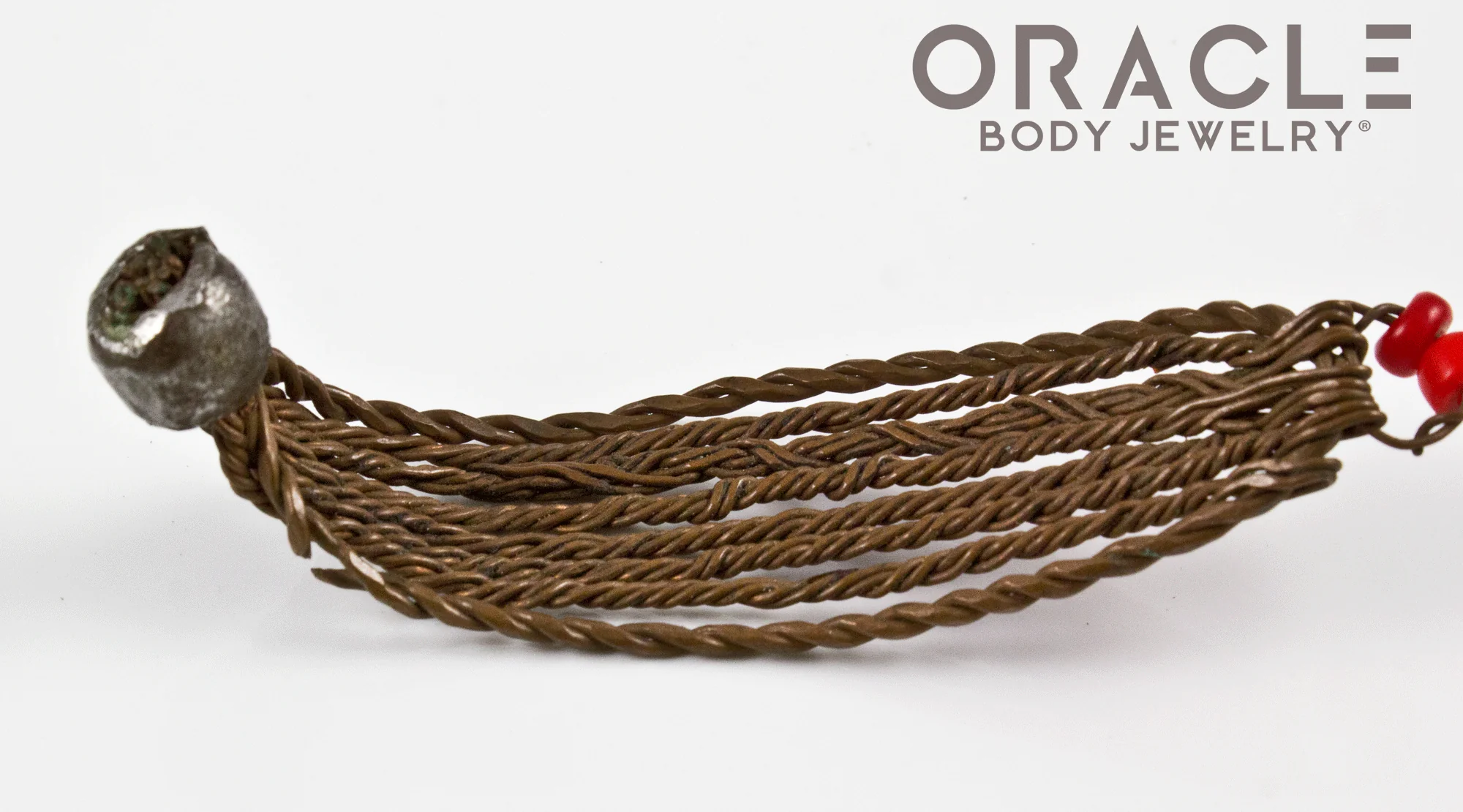 Toposa Wire Labret with Plastic Beads - Image 3