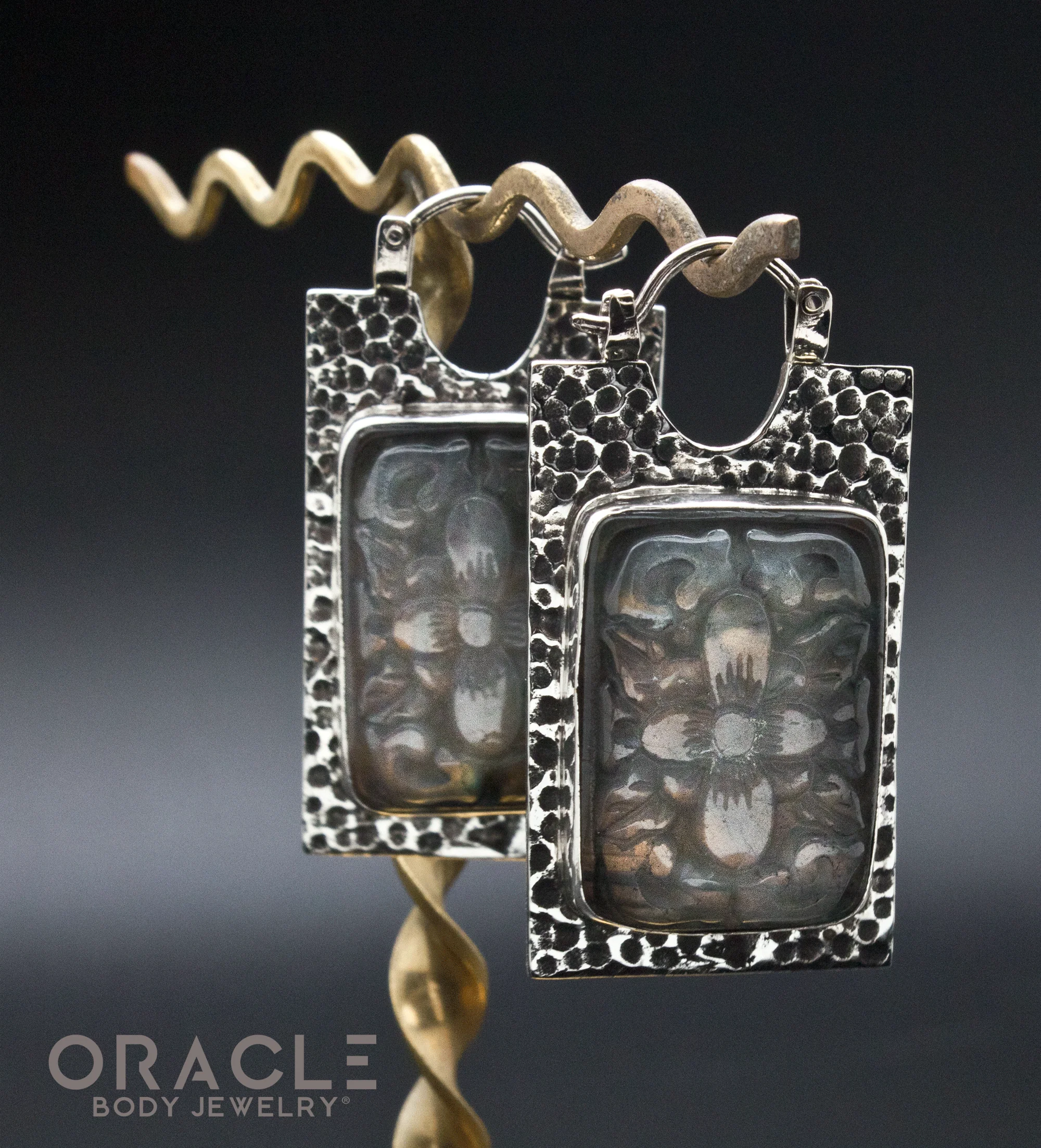 White Brass Kawaii with Carved Labradorite