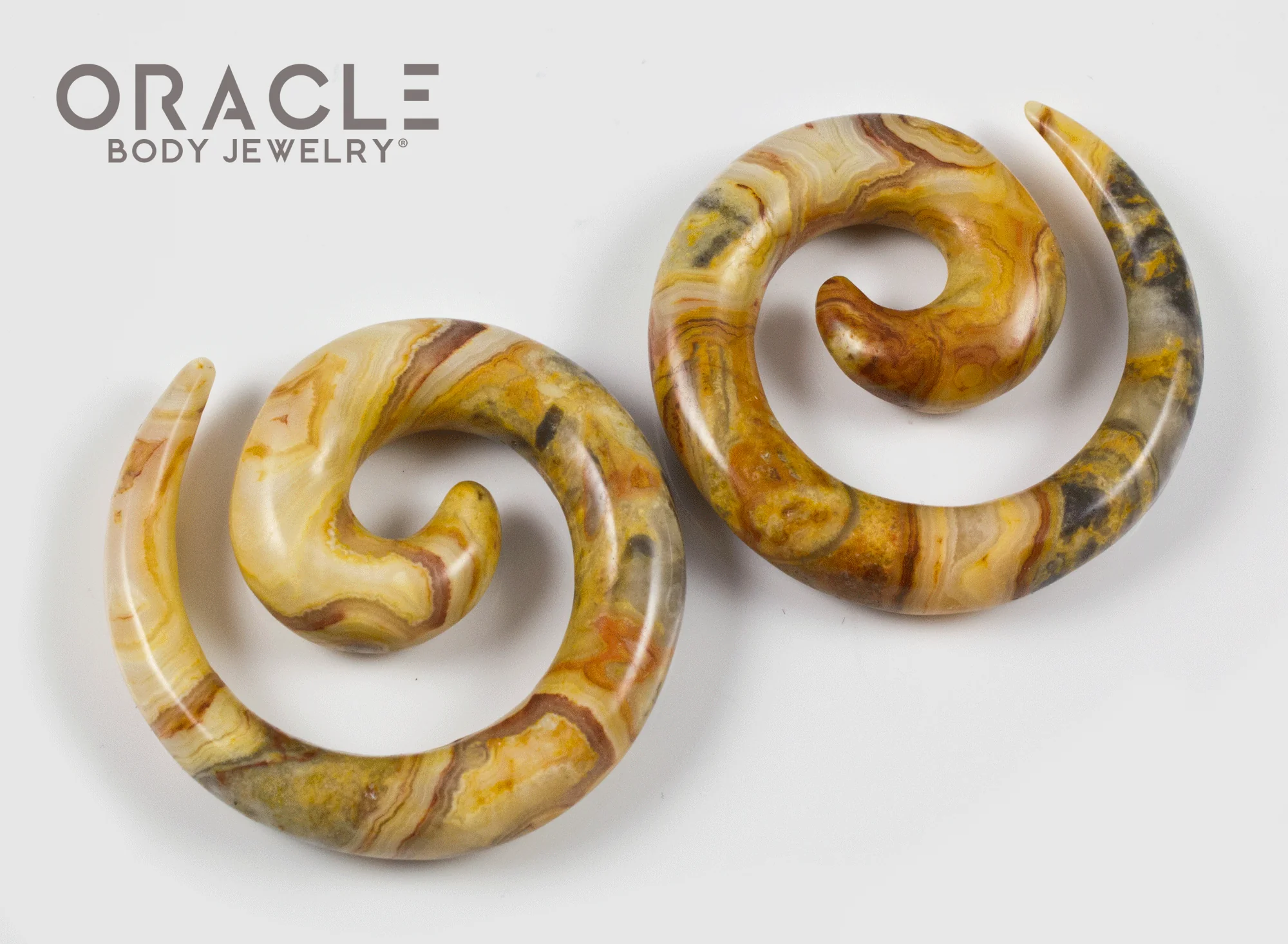 00g Crazy Lace Agate Spirals - Image 3